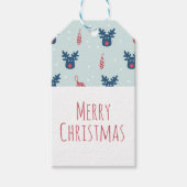 Prettig kerstfeest cadeautags cadeaulabel (Voorkant)