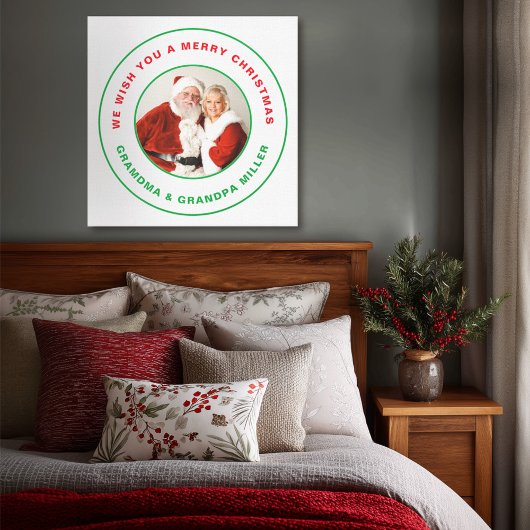 Prettig Kerstfeest Canvas Afdruk