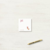 Prettig Kerstfeest,Cartoon Rendier-Personalisatie Post-it® Notes (Op bureau)