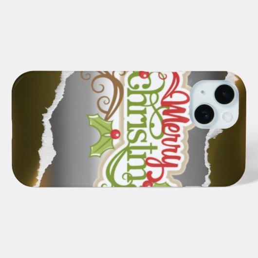 Prettig kerstfeest Case-Mate iPhone case (Achterkant (horizontaal))