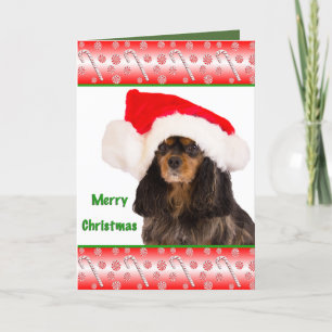 Prettig kerstfeest Cavalier King Charles kaart