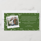 Prettig kerstfeest Christmas Brush Script Simple 4 Feestdagenkaart (Achterkant)