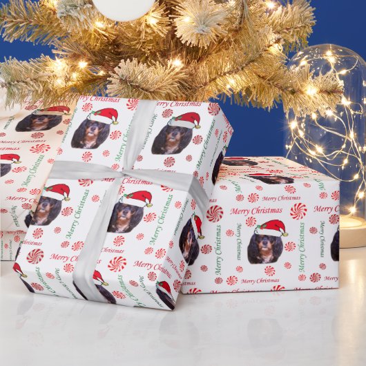 Prettig kerstfeest CKCS Kerstman Inpakpapier (Feestdagen)