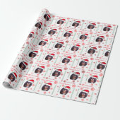 Prettig kerstfeest CKCS Kerstman Inpakpapier (Uitgerold)