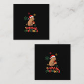 PRETTIG KERSTFEEST CONTACTKAARTJE (Voorkant / Achterkant)