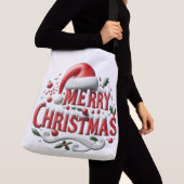 Prettig kerstfeest crossbody tas (Dichtbij)