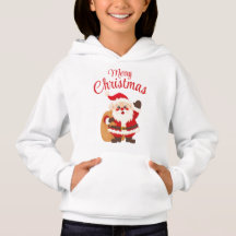 Prettig kerstfeest Cute Cartoon Kerstman Eenvoudig