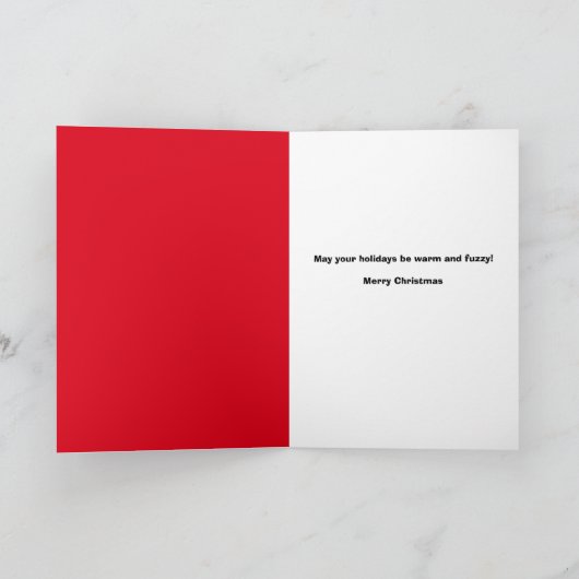 Prettig kerstfeest Cute Labrador Puppy in Kerstman Feestdagen Kaart (Binnen)