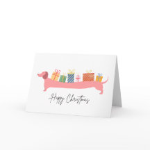 Prettig kerstfeest Dachshond  Honden Kerstcadeaus