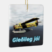 Prettig kerstfeest - de Havilland DH3-C Otter Keramisch Ornament (Rechts)