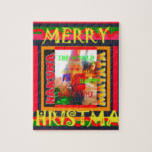 Prettig kerstfeest De wereld om me heen is blij da Legpuzzel