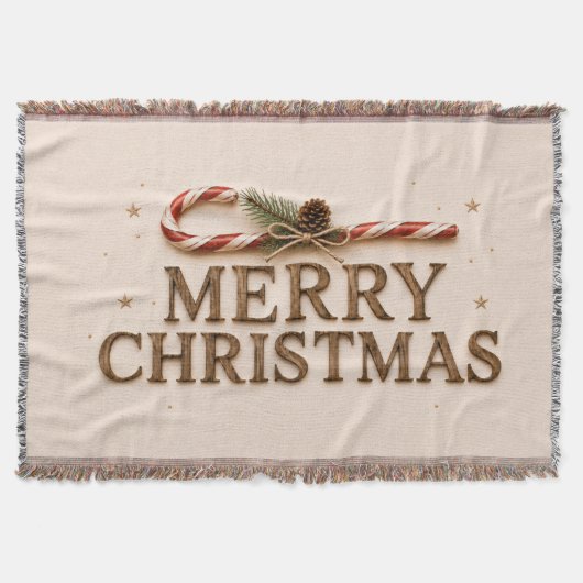 PRETTIG KERSTFEEST DEKEN (Voorkant)