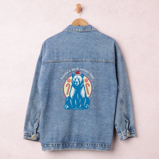 Prettig kerstfeest denim jacket (Hangar)