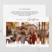 Prettig Kerstfeest, Downloadbare familie foto Feestdagenkaart (Voorkant / Achterkant)