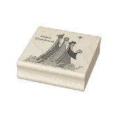 Prettig kerstfeest Drie Wijzen Rubberstempel (Stempel)