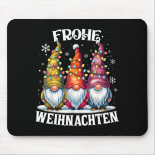 Prettig kerstfeest Duitse Gnome Kerst Decoratie Muismat