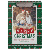 Prettig kerstfeest Echt leuke site Klembord (Voorkant)