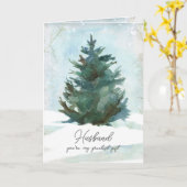 Prettig kerstfeest echtgenoot Grootste geschenk Wi Kaart (Gele Bloem)