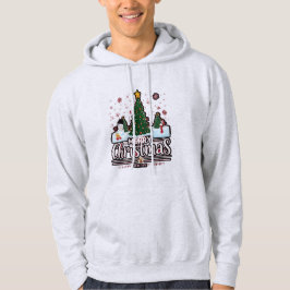"Prettig kerstfeest: een feestelijk modespektakel" Hoodie