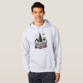 "Prettig kerstfeest: een feestelijk modespektakel" Hoodie (Voorkant volledig)