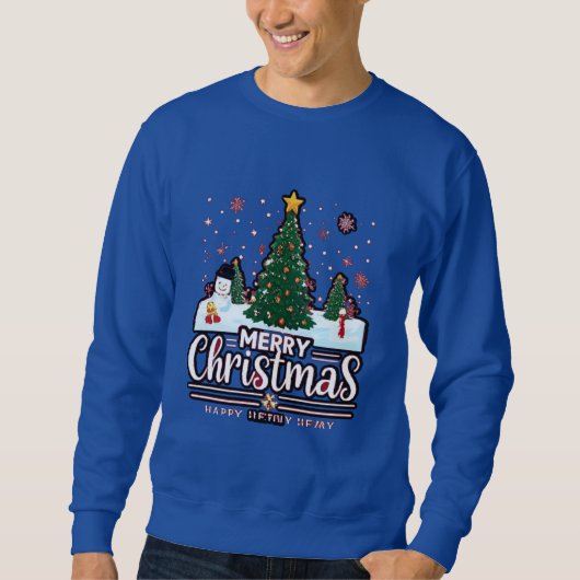 "Prettig kerstfeest: een feestelijk modespektakel" Trui (Voorkant)