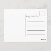 Prettig kerstfeest één foto briefkaart (Achterkant)
