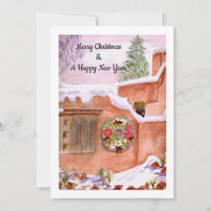 Prettig Kerstfeest & een Gelukkig Nieuwjaar Feestdagenkaart