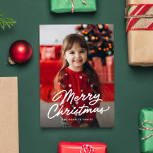 Prettig kerstfeest eenvoudig informeel script één 