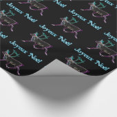 Prettig Kerstfeest - Electric Caribou Cadeaupapier (Hoek)