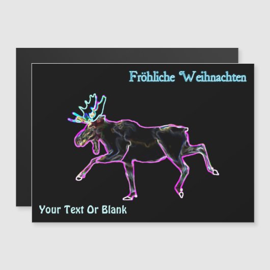 Prettig kerstfeest - Electric Moose (Voorkant / Achterkant)