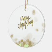 Prettig Kerstfeest - Elegante Keramische Kerstbal Keramisch Ornament (Links)