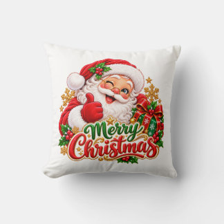 Prettig Kerstfeest Elegante Kerstboom Vakantiedag Kussen