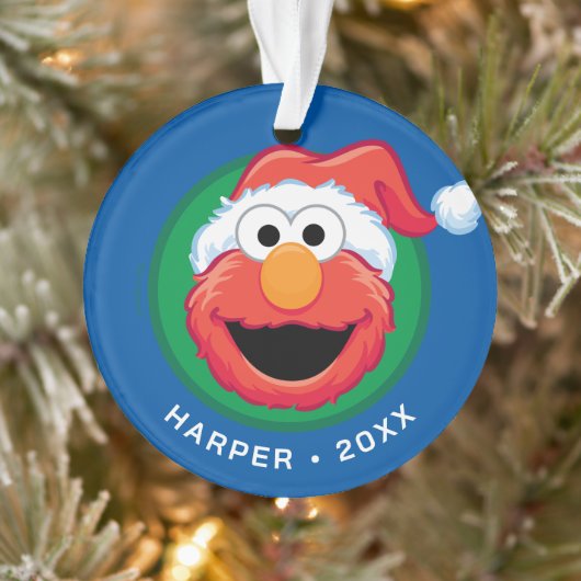 Prettig kerstfeest Elmo Ornament (Boom)