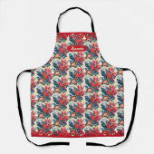 Prettig kerstfeest en een gelukkig nieuwjaar! 2025 schort (Voorkant)