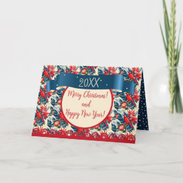 Prettig kerstfeest en een gelukkig nieuwjaar! 2026 bedankkaart