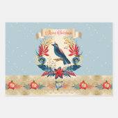 Prettig kerstfeest en een gelukkig nieuwjaar! 2026 inpakpapier vel (Voorkant)