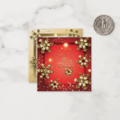 Prettig kerstfeest en een gelukkig nieuwjaar! 2026 notitiekaartje (Voorkant / Achterkant in situ)