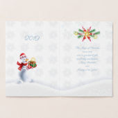 Prettig Kerstfeest en een gelukkig nieuwjaar! 20XX Folie Kaarten (Binnen)