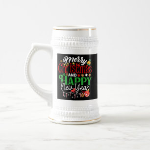 Prettig Kerstfeest en een Gelukkig Nieuwjaar Bierpul