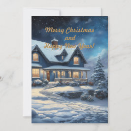 Prettig kerstfeest en een gelukkig nieuwjaar! feestdagenkaart