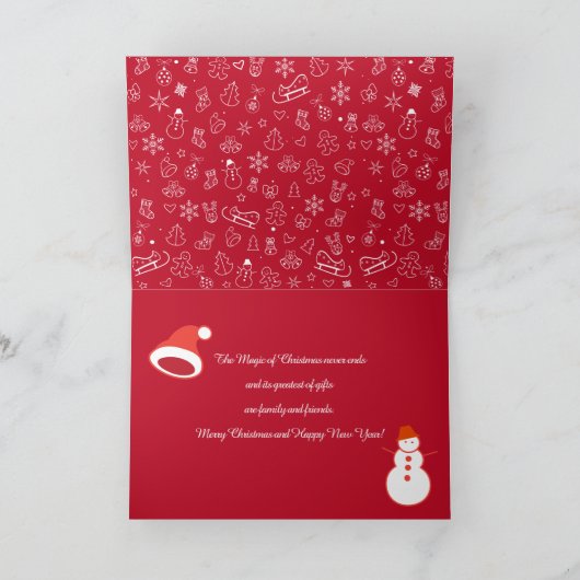 Prettig kerstfeest en een gelukkig nieuwjaar! KERS Kaart (Binnen)