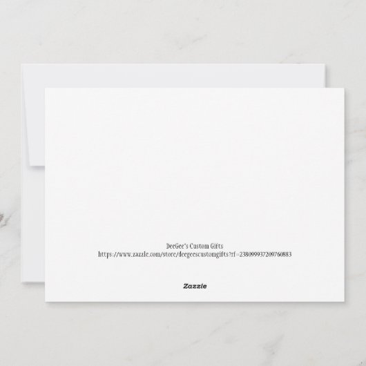 Prettig kerstfeest en een gelukkig nieuwjaar Kerst Feestdagenkaart (Achterkant)