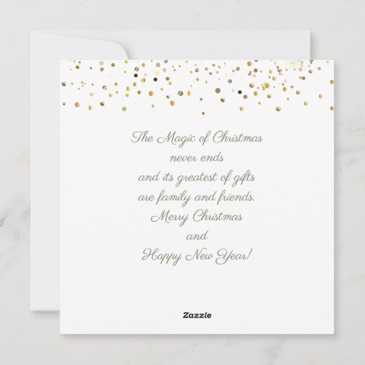 Prettig kerstfeest en een gelukkig nieuwjaar! Pret Feestdagenkaart (Achterkant)