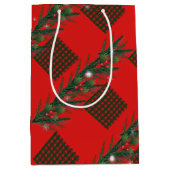 Prettig kerstfeest en een gelukkig nieuwjaar! Scho Medium Cadeauzakje (Voorkant)