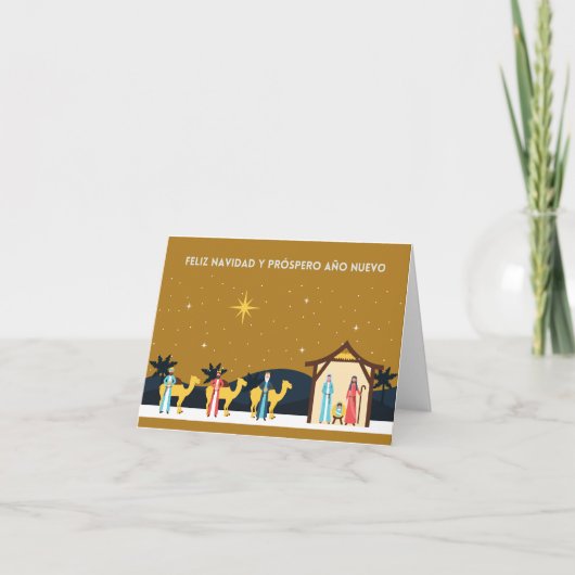 Prettig Kerstfeest en een gelukkig nieuwjaar, Spaa Kaart (Voorkant)