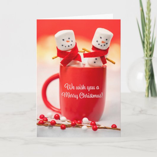 Prettig kerstfeest en een gelukkig nieuwjaar van o feestdagen kaart (Voorkant)