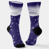 Prettig kerstfeest en een gelukkig nieuwjaar! XMAS Sokken (Gebogen)