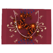 Prettig kerstfeest en een vrolijk nieuwjaar  groot cadeauzakje (Achterkant)