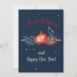 Prettig kerstfeest en gelukkig nieuwjaar! 2027 Bla Feestdagenkaart