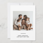 Prettig kerstfeest en gelukkig nieuwjaar familie f kaart (Voorkant)